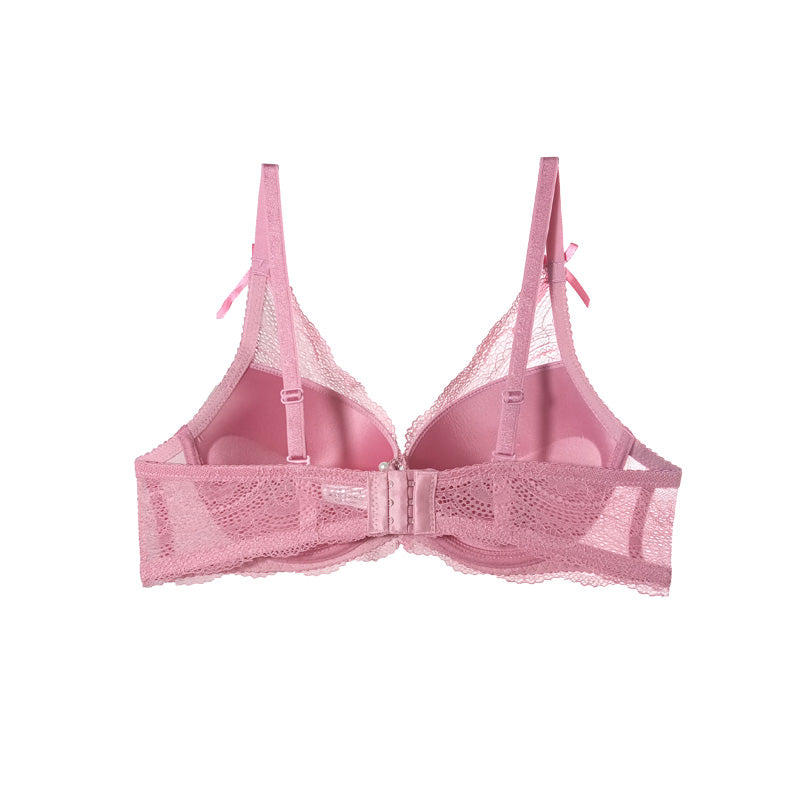 Undrewire Padded Bra Set With Lace Panty