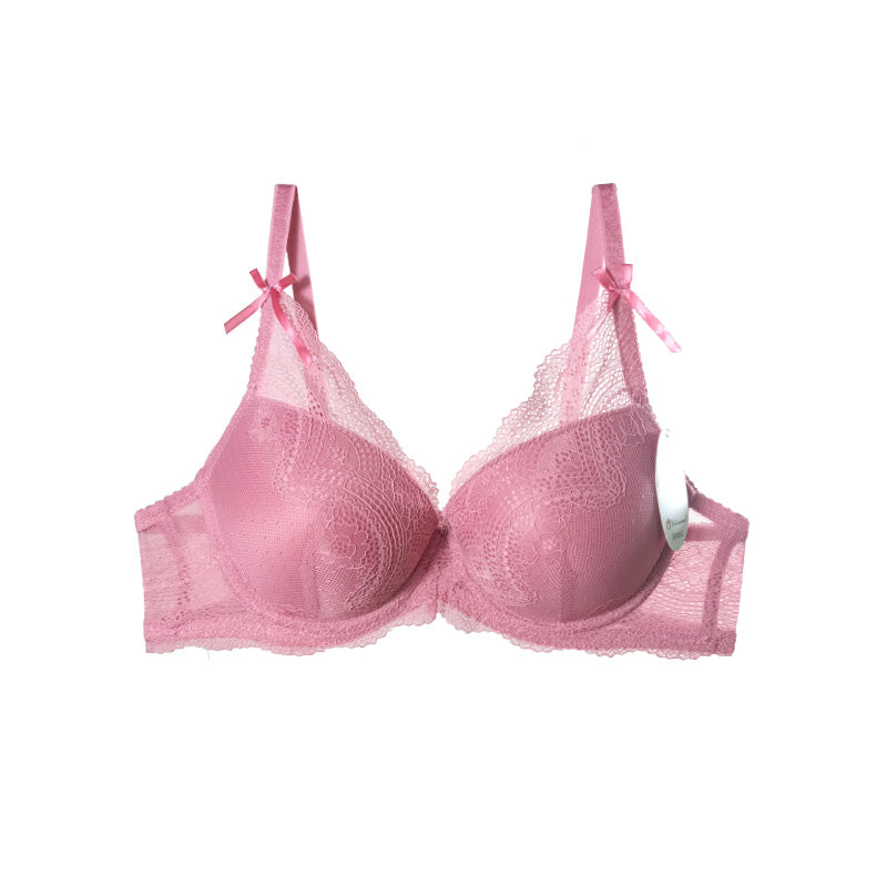 Undrewire Padded Bra Set With Lace Panty