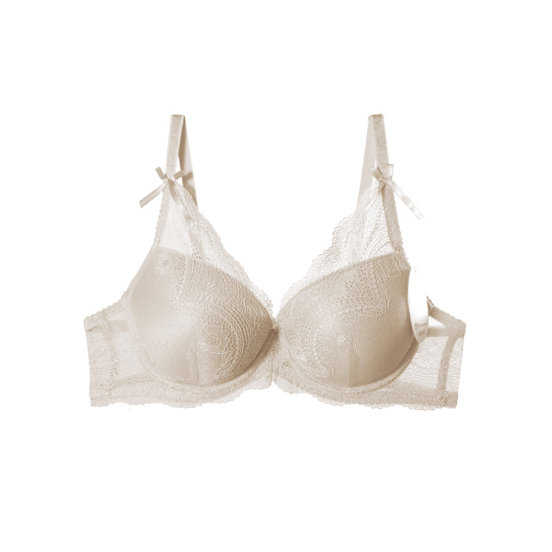 Undrewire Padded Bra Set With Lace Panty
