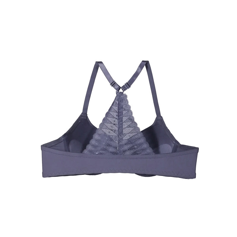Front Open Light Padded Racerback Bra Set