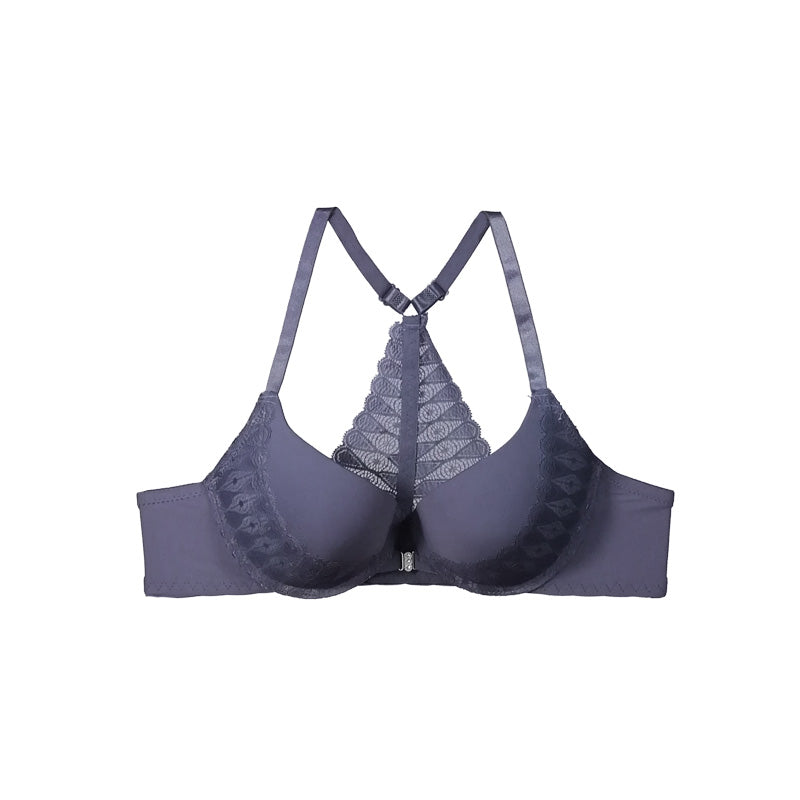 Front Open Light Padded Racerback Bra Set