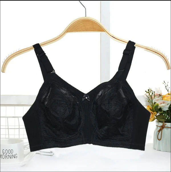 Non-Padded Non-Wired Full Coverage Bra Plus Size