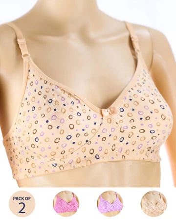 Madam Bra - M-7 - Non Padded, Non Wired Bra, Soft Jersey Cotton Bra