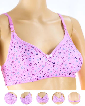Madam Bra - M-7 - Non Padded, Non Wired Bra, Soft Jersey Cotton Bra