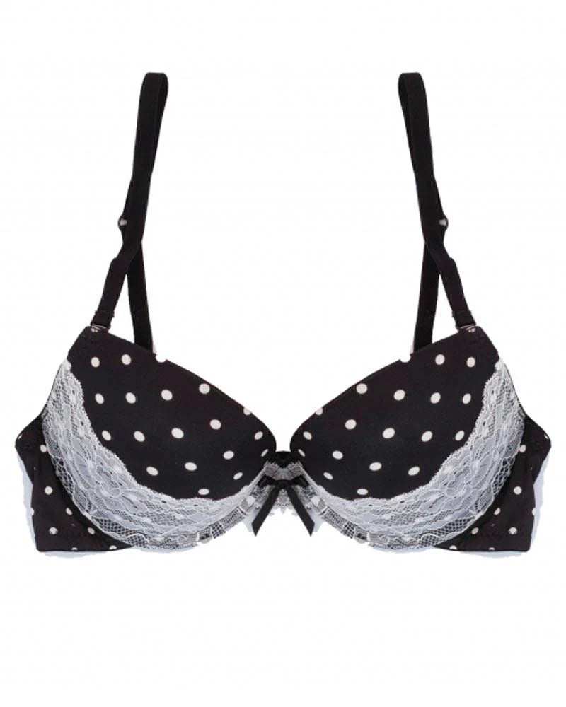 - Single Padded Pushup Bra And Panty Set