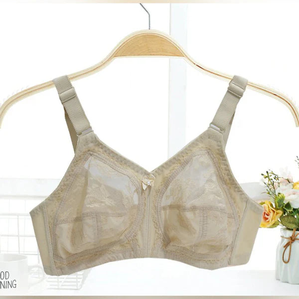 Non-Padded Non-Wired Full Coverage Bra Plus Size