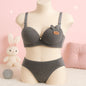 New High Quality Sexy Cute Soft Plush Design Bra & Panty Set E991