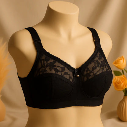 Non-Padded Non-Wired Full Coverage Bra Plus Size