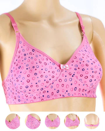 Madam Bra - M-7 - Non Padded, Non Wired Bra, Soft Jersey Cotton Bra