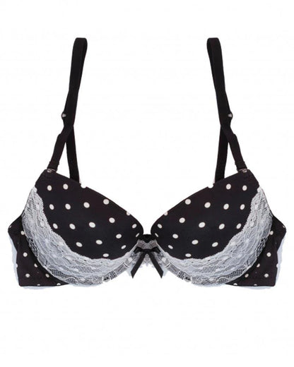 -  Single Padded Pushup Bra And Panty Set
