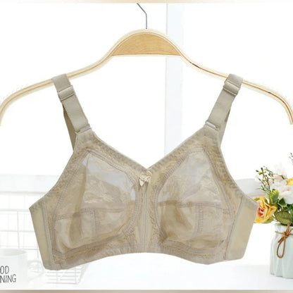 Non-Padded Non-Wired Full Coverage Bra Plus Size